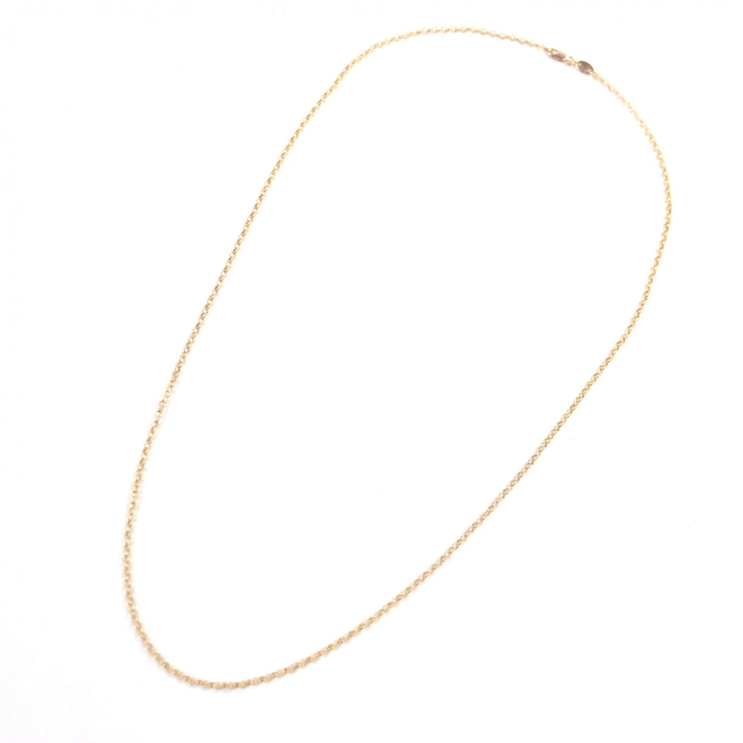 Great CHROME HEARTS Necklace Roll Chain gold 22K mens