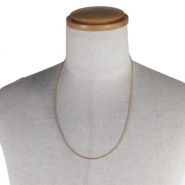 Great CHROME HEARTS Necklace Roll Chain gold 22K mens