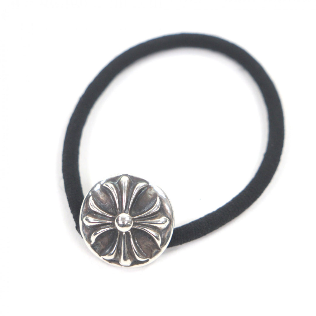 Great CHROME HEARTS hair accessory cross ball button Hair rubber Silver 925 mens