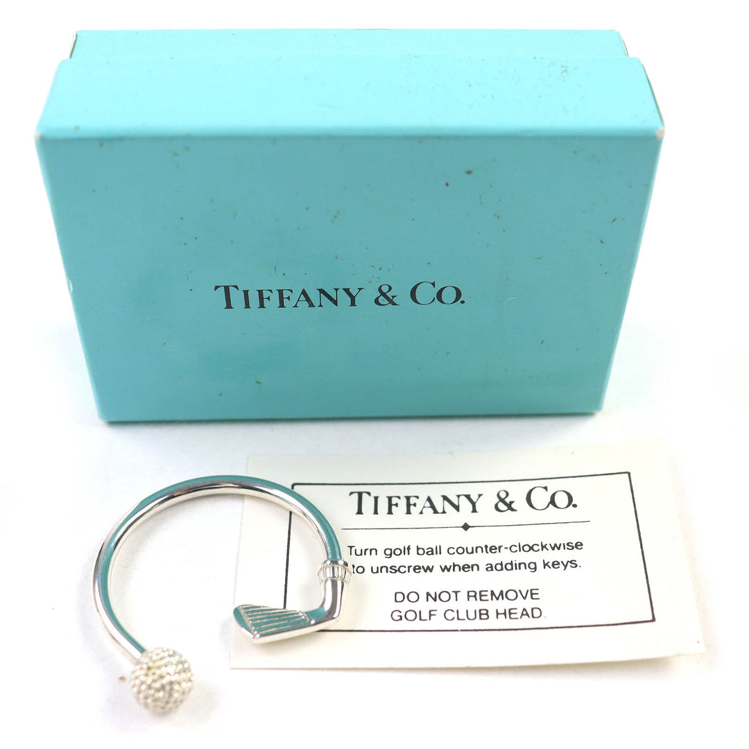 素晴らしい TIFFANY&amp;Co. キーリング ゴルフモチーフ キーリング シルバー SV925 レディース