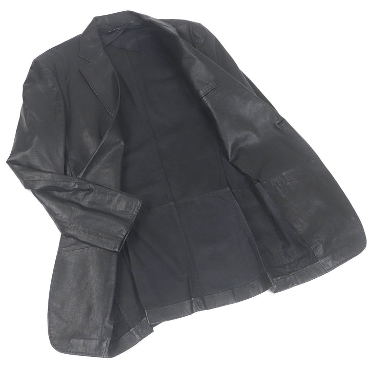 Great GUCCI tailored jacket Tom Ford period all leather single black