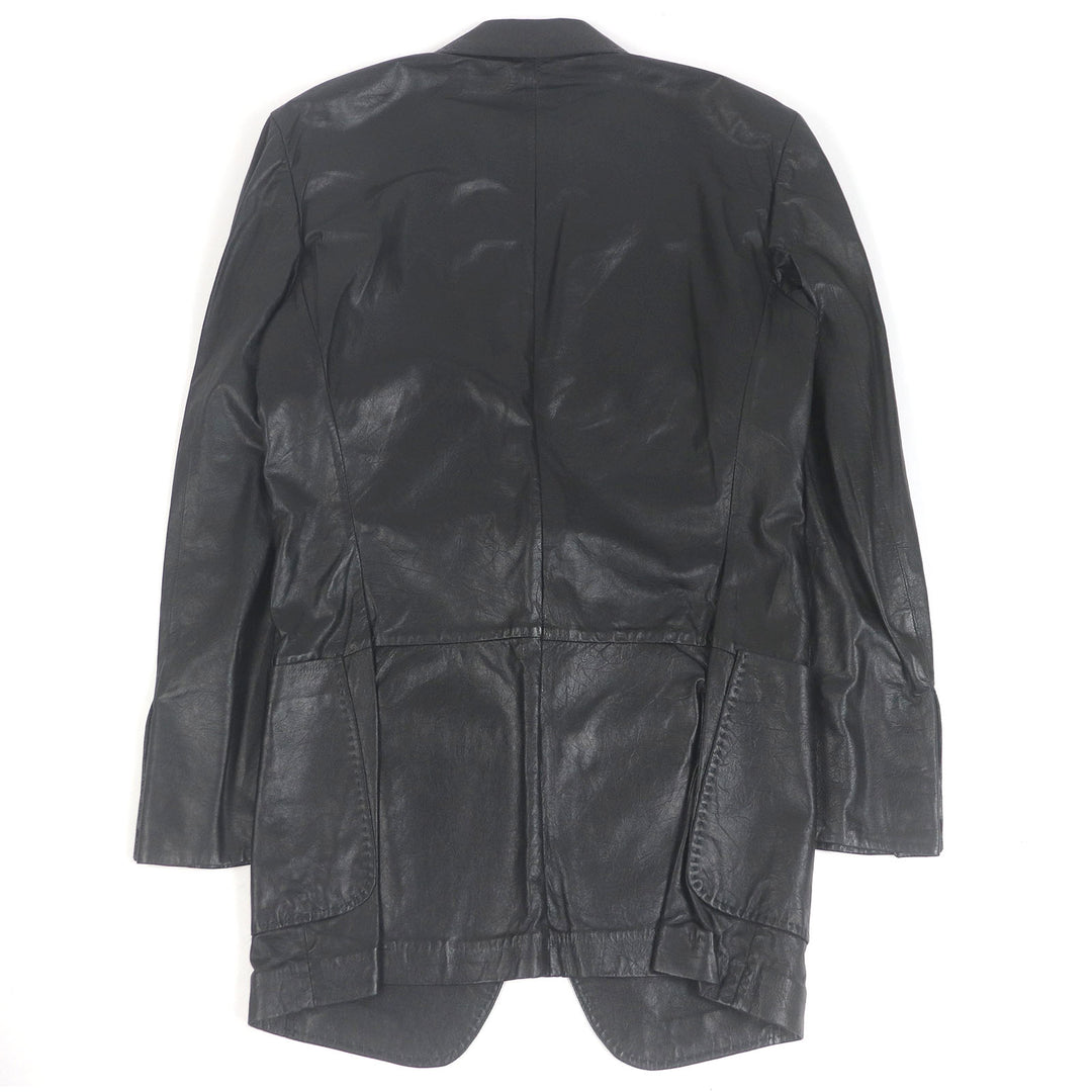 Great GUCCI tailored jacket Tom Ford period all leather single black