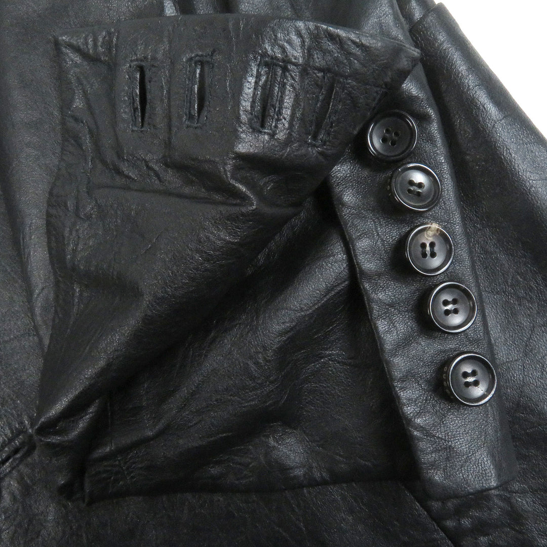 Great GUCCI tailored jacket Tom Ford period all leather single black