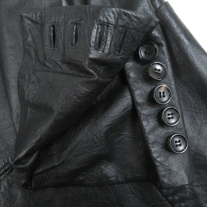 Great GUCCI tailored jacket Tom Ford period all leather single black