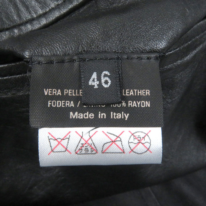 Great GUCCI tailored jacket Tom Ford period all leather single black