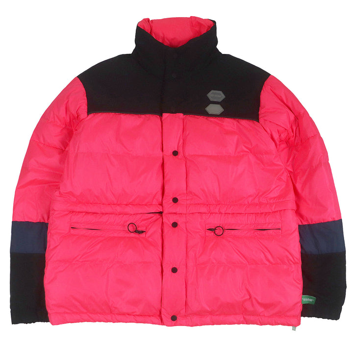 素晴らしい OFF-WHITE ダウンジャケット バイカラー パファージャケット メンズ M OMED013R19C02021