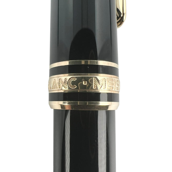 MONTBLANC Ballpoint pen Meisterstück classic twist Black gold mens