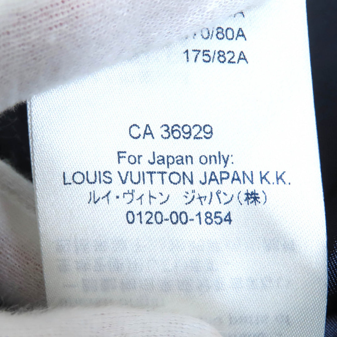 Excellent LOUIS VUITTON Shorts Logo Button Wide Navy cotton Women 42