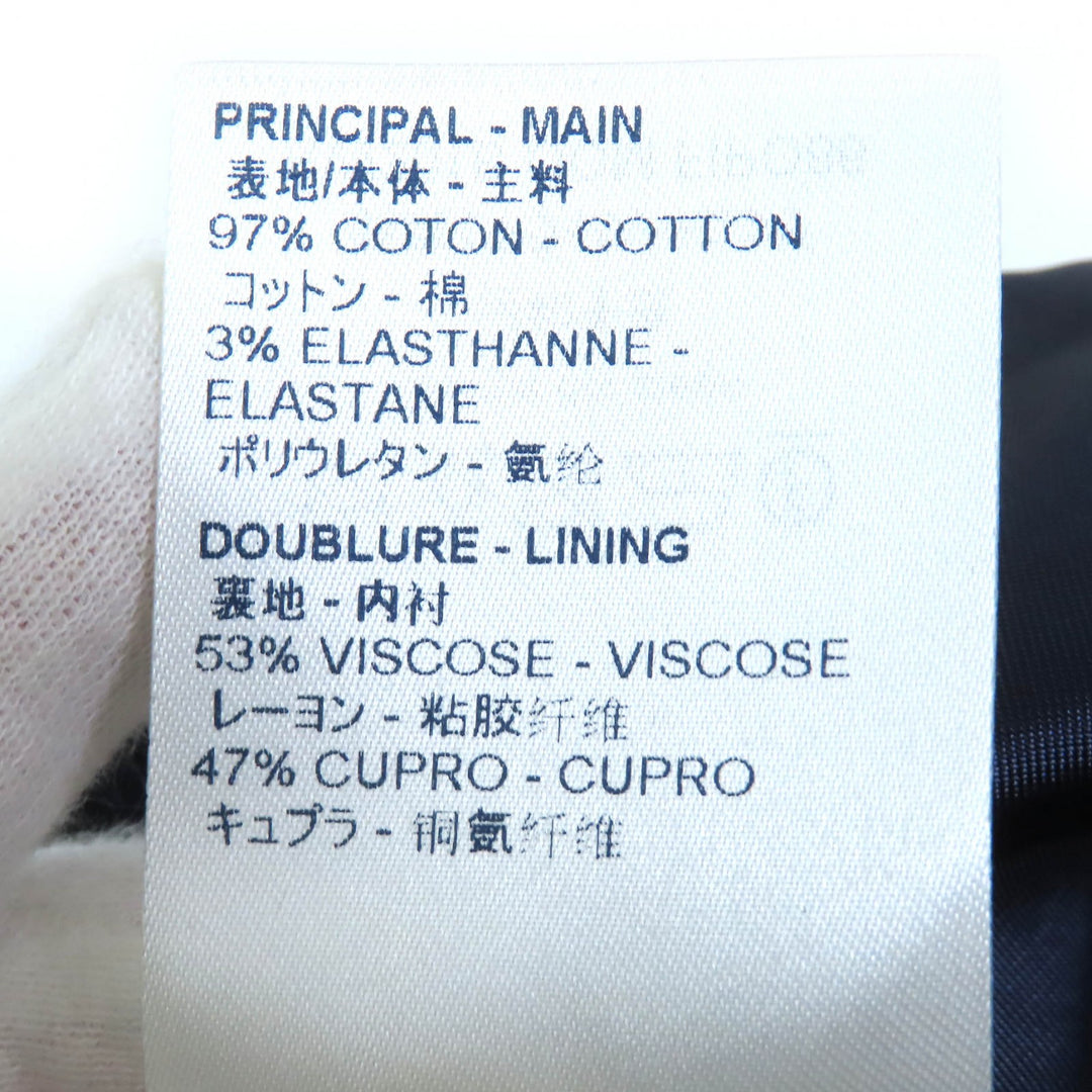 Excellent LOUIS VUITTON Shorts Logo Button Wide Navy cotton Women 42