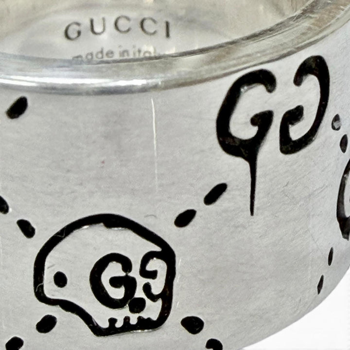 Great GUCCI Ring Silver 925 Women 8 455318