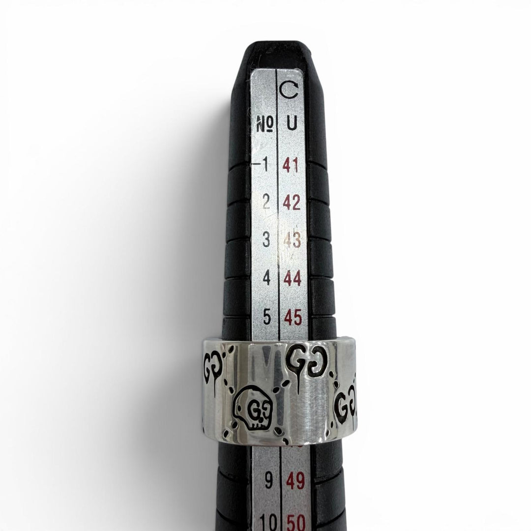 Great GUCCI Ring Silver 925 Women 8 455318