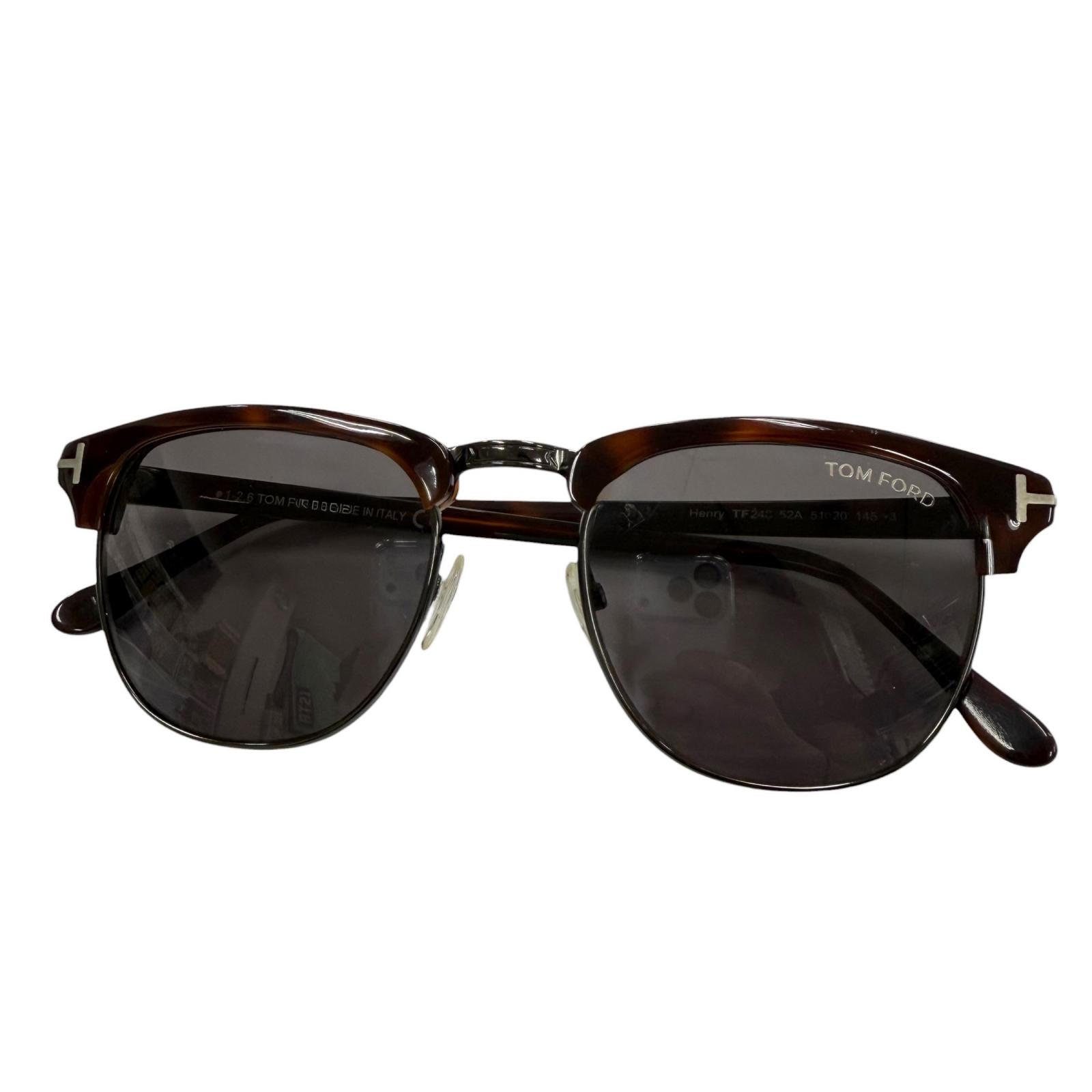 Very Good TOM FORD sunglasses Henry Brown mens TF248 52A – caro-japan