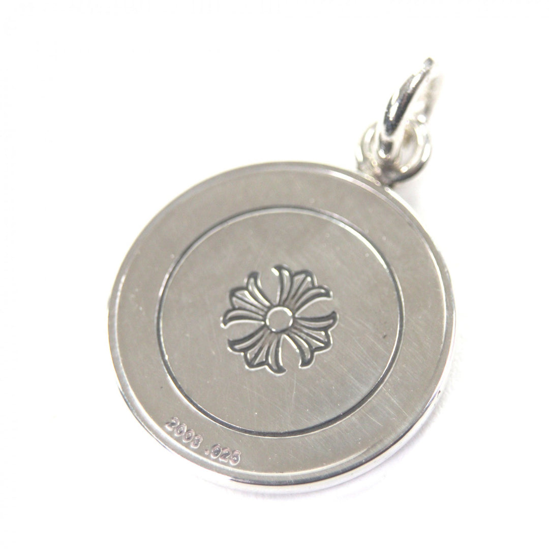 Great CHROME HEARTS Pendant top Angel Medal Charm V1 Silver 925 mens
