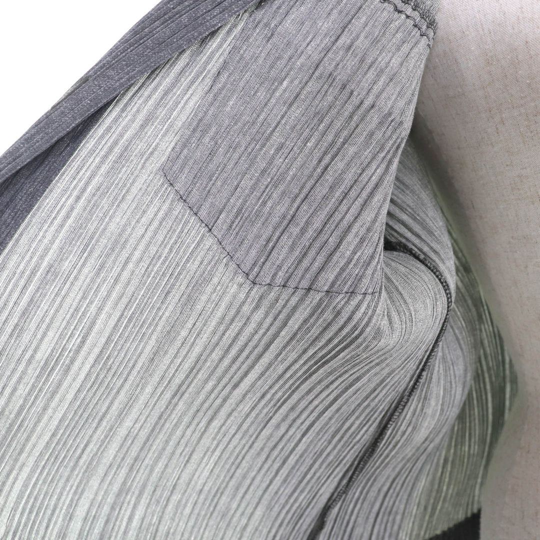 PLEATS PLEASE ジャケット グレー コットン レディース 3 PP71-JD621 美品