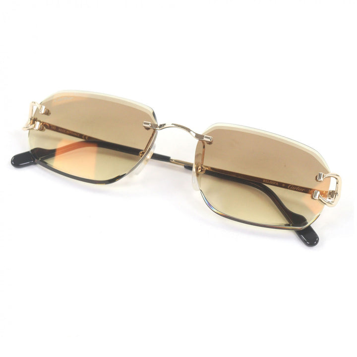 Excellent Cartier sunglasses gold mens CT0468S