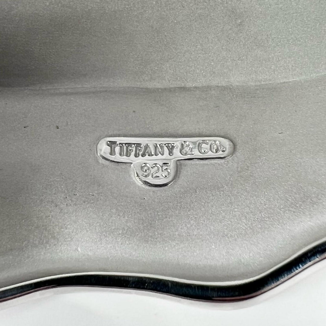 Excellent TIFFANY&Co. Bangle Leaf Cuff Silver 925 Women