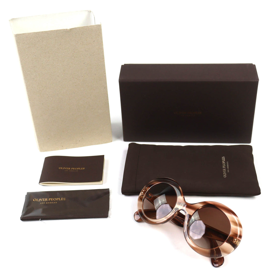 Great OLIVER PEOPLES sunglasses DEJEANNE Clear brown ー Women OV5478SU