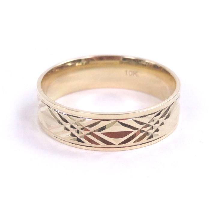 Excellent AVALANCHE Ring Yellow Gold 10K mens S22-50Y