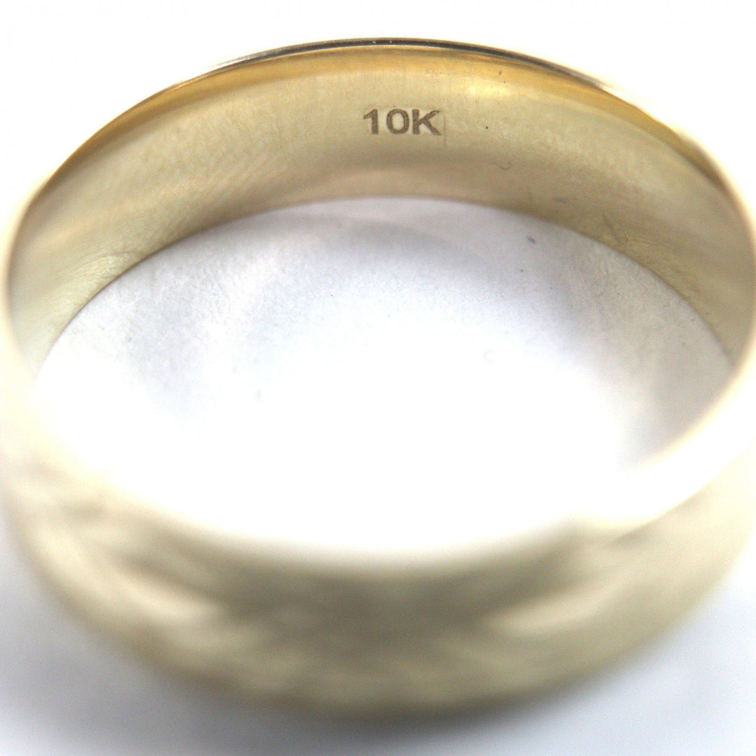 Excellent AVALANCHE Ring Yellow Gold 10K mens S22-50Y
