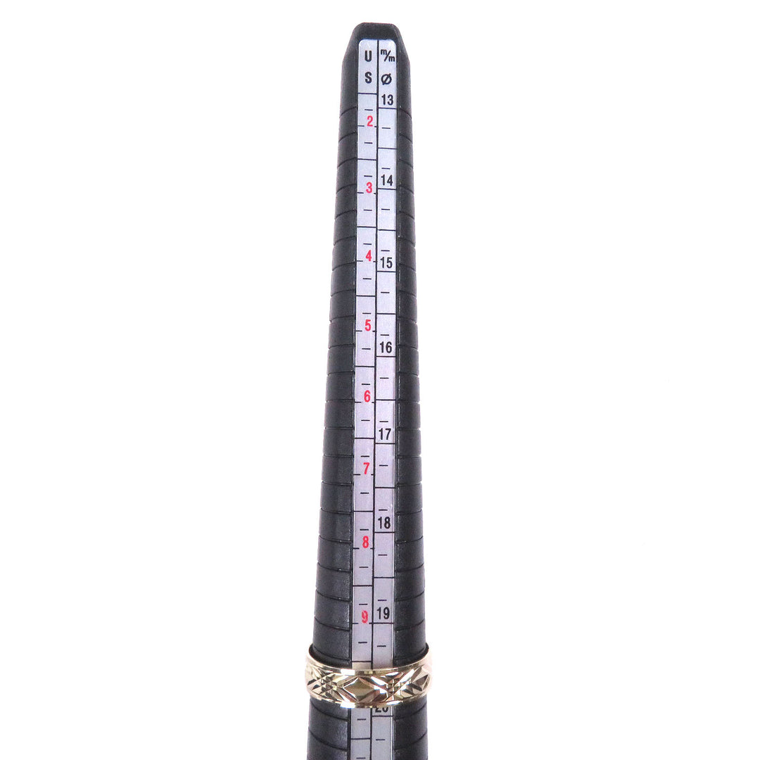 Excellent AVALANCHE Ring Yellow Gold 10K mens S22-50Y