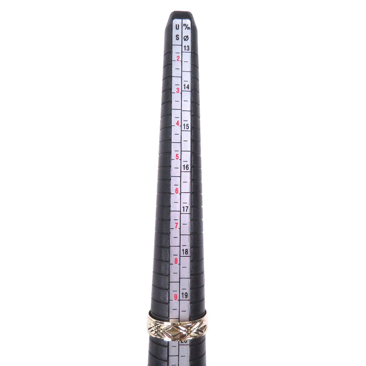 Excellent AVALANCHE Ring Yellow Gold 10K mens S22-50Y