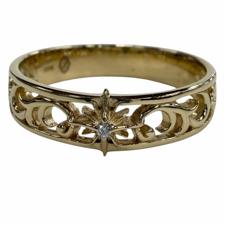 Great AVALANCHE Ring gold 10K mens 1-10861-01