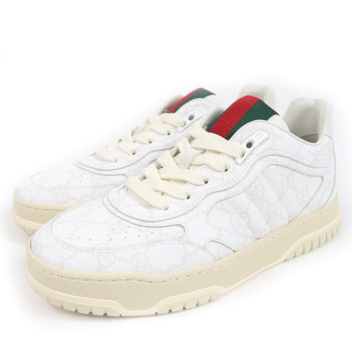 新品 GUCCI ローカットスニーカー ウェブライン ホワイト GGスプリーム レディース 36.5 816818