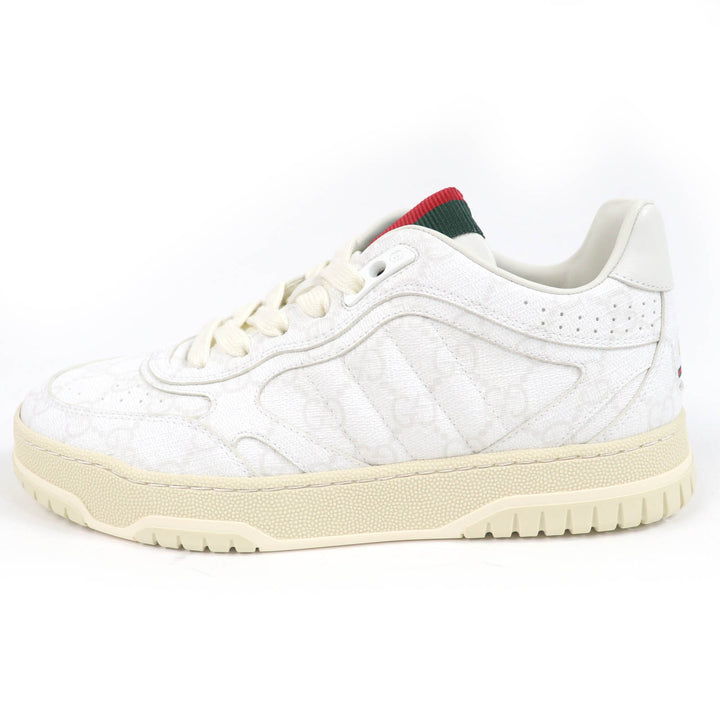 新品 GUCCI ローカットスニーカー ウェブライン ホワイト GGスプリーム レディース 36.5 816818