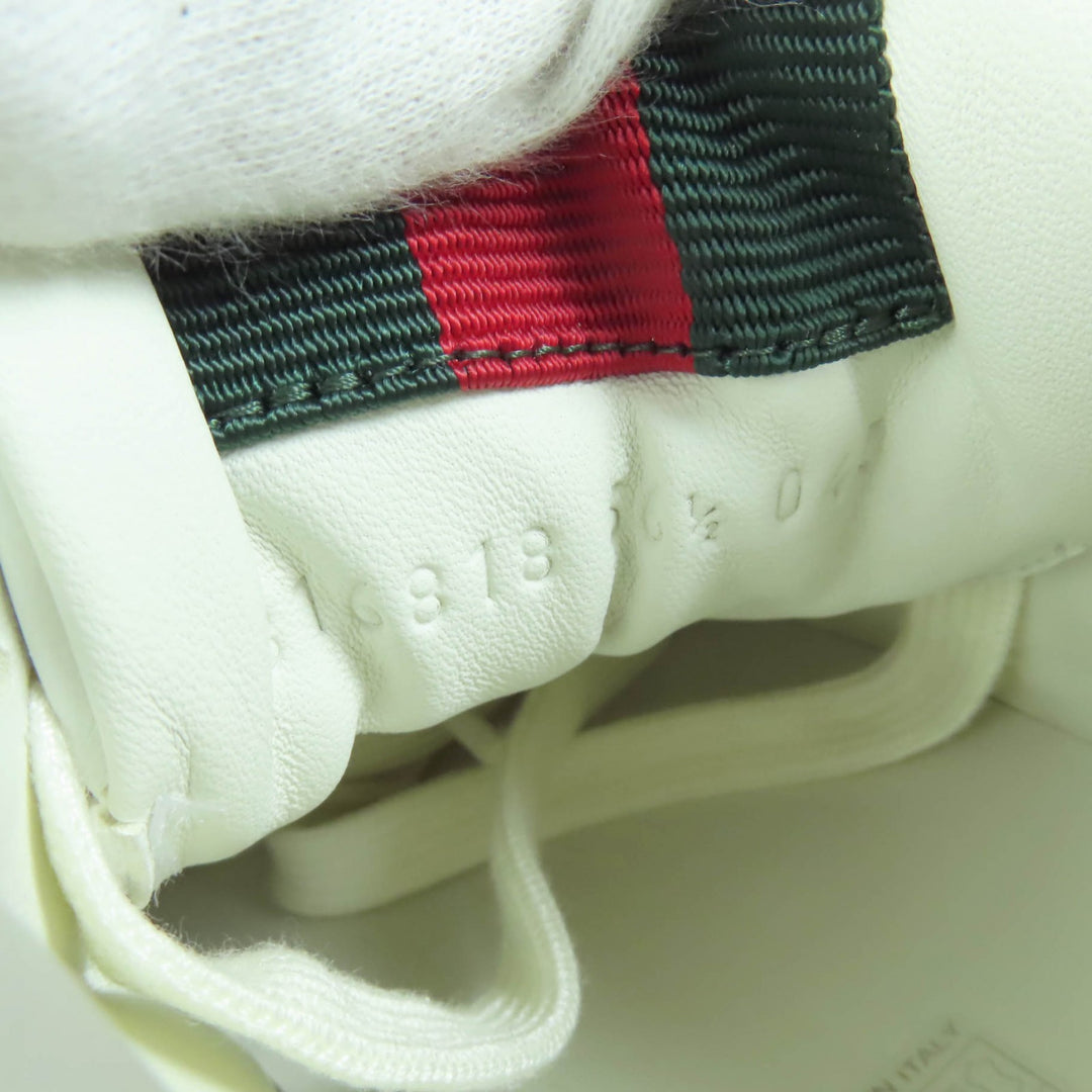 新品 GUCCI ローカットスニーカー ウェブライン ホワイト GGスプリーム レディース 36.5 816818