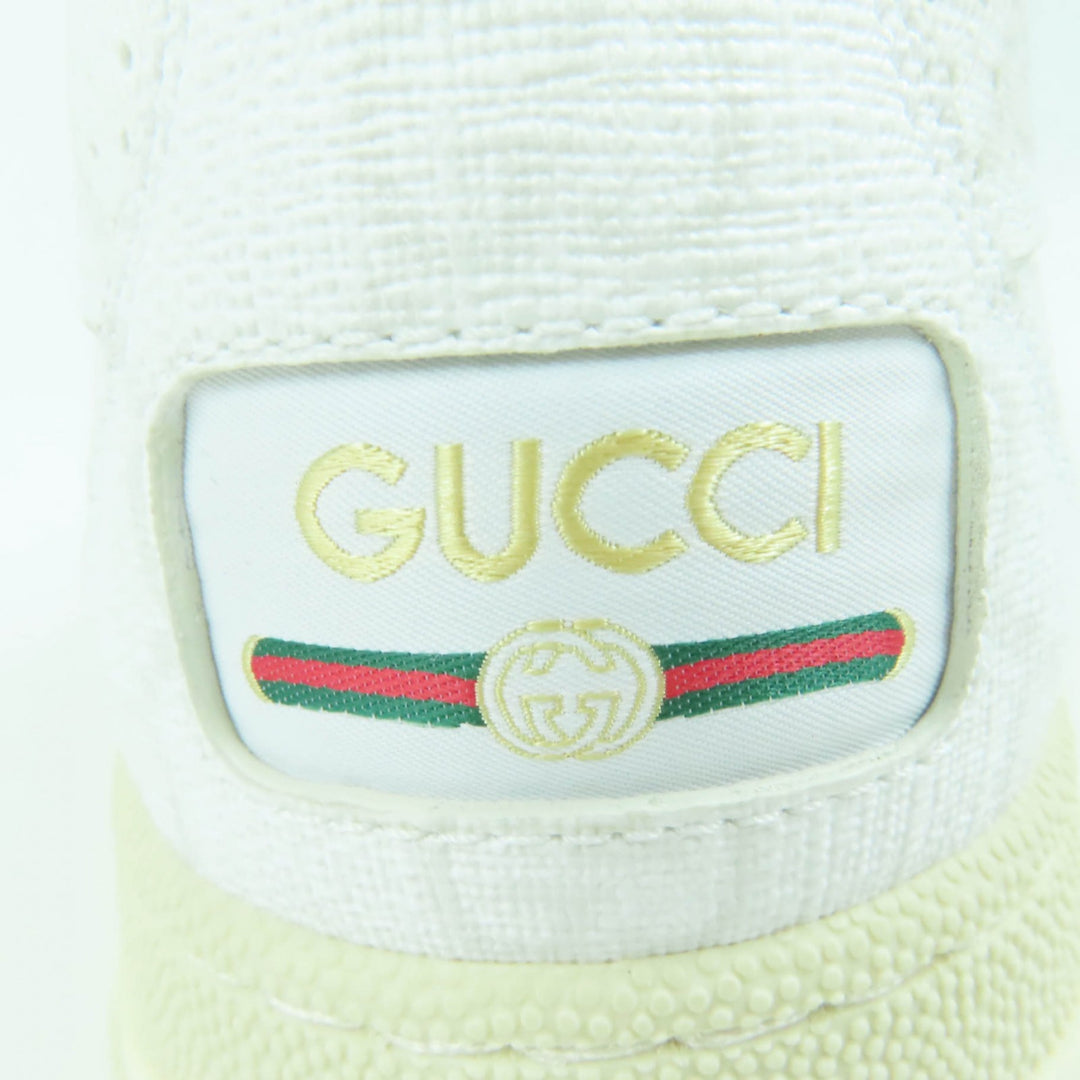新品 GUCCI ローカットスニーカー ウェブライン ホワイト GGスプリーム レディース 36.5 816818
