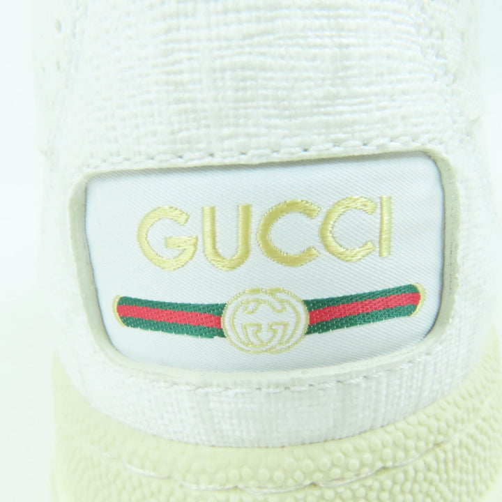 新品 GUCCI ローカットスニーカー ウェブライン ホワイト GGスプリーム レディース 36.5 816818