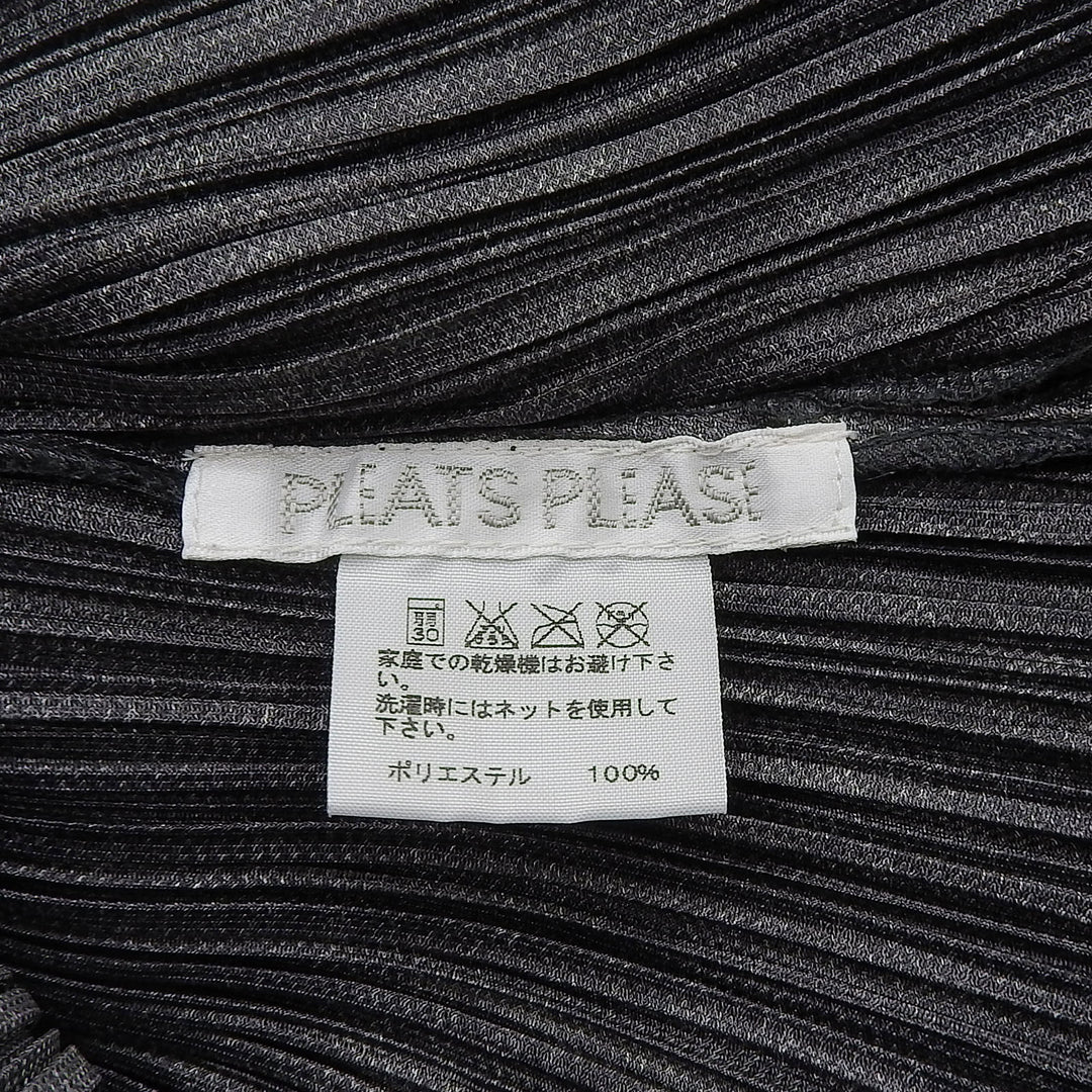 Excellent PLEATS PLEASE Tunic Black series polyester Women 3 PP81-JK421