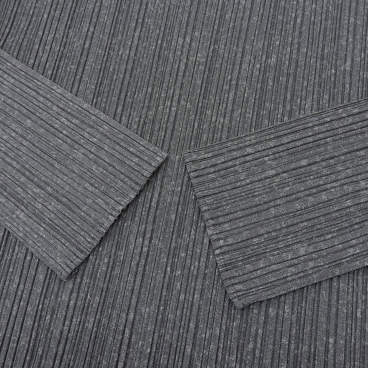 Excellent PLEATS PLEASE tops gray polyester Women 3 PP01-JK112