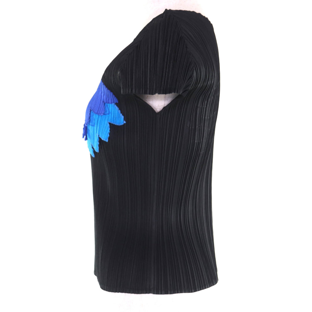 PLEATS PLEASE トップス ブラック ポリエステル レディース 3 PP33-JK692 素晴らしい
