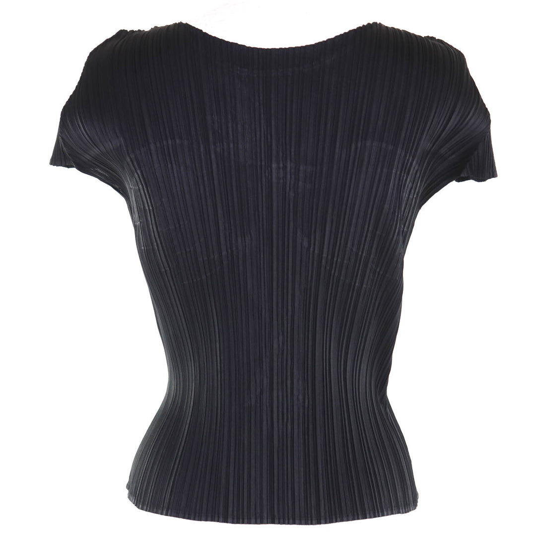 PLEATS PLEASE トップス ブラック ポリエステル レディース 3 PP33-JK692 素晴らしい