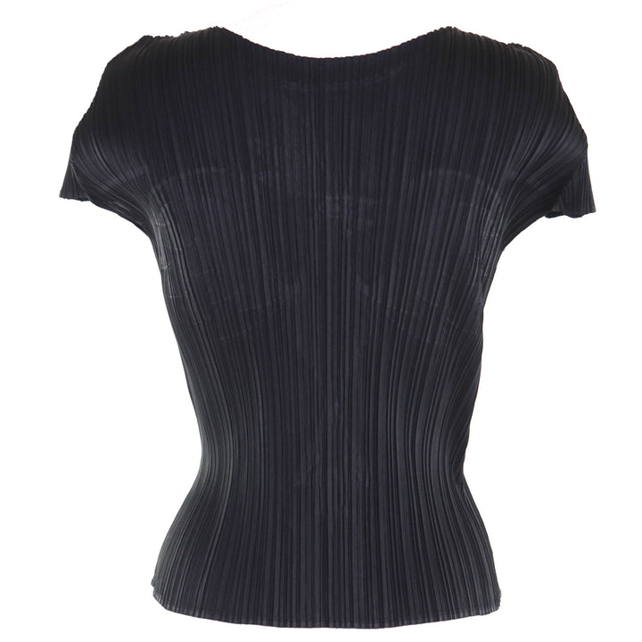 PLEATS PLEASE トップス ブラック ポリエステル レディース 3 PP33-JK692 素晴らしい