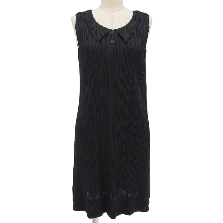 Excellent PLEATS PLEASE one piece black polyester Women 3 PP93-JK208