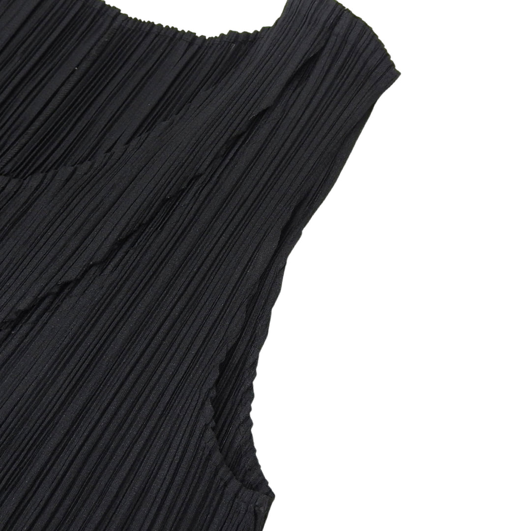 PLEATS PLEASE ワンピース ブラック ポリエステル レディース 3 PP93-JK208 美品