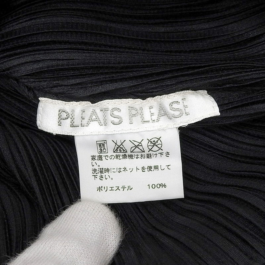PLEATS PLEASE ワンピース ブラック ポリエステル レディース 3 PP93-JK208 美品