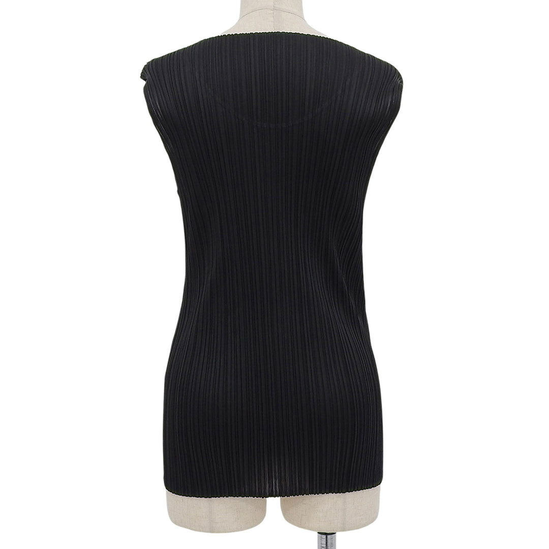 PLEATS PLEASE トップス ブラック ポリエステル レディース 4 PP05-JK001