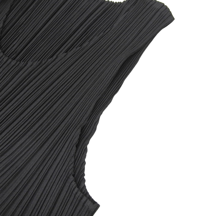 PLEATS PLEASE トップス ブラック ポリエステル レディース 4 PP05-JK001