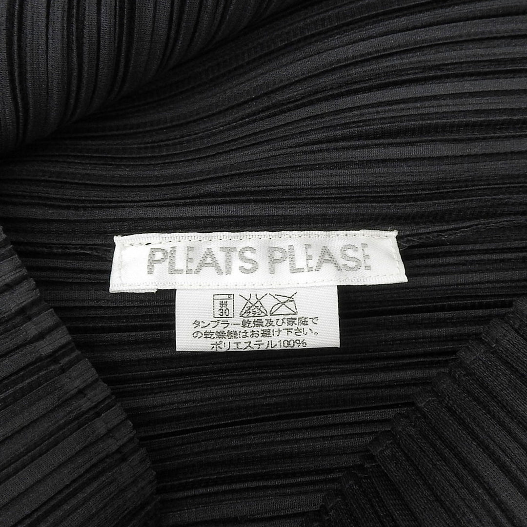 PLEATS PLEASE トップス ブラック ポリエステル レディース 4 PP05-JK001