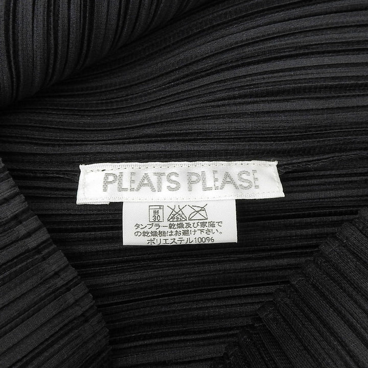 PLEATS PLEASE トップス ブラック ポリエステル レディース 4 PP05-JK001