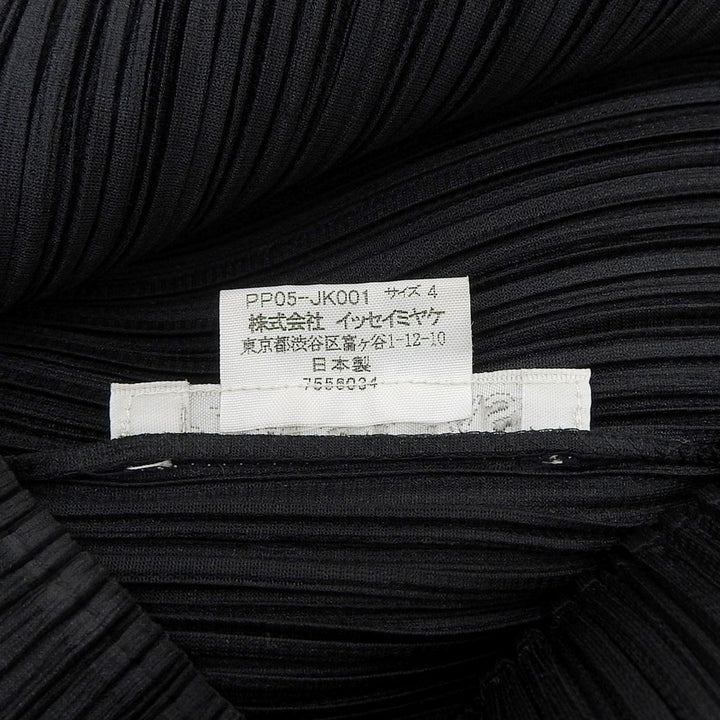 PLEATS PLEASE トップス ブラック ポリエステル レディース 4 PP05-JK001