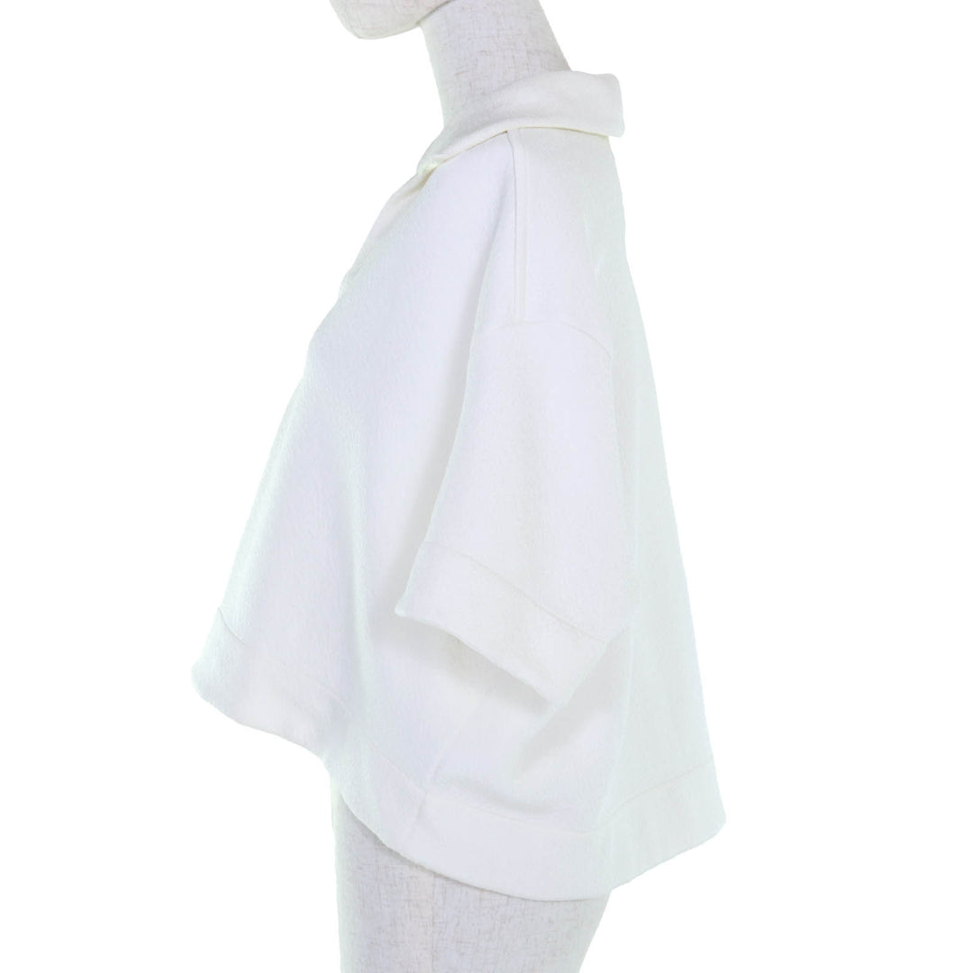 素晴らしい JIL SANDER プルオーバー ホワイト レーヨン レディース 34 J02GL0108