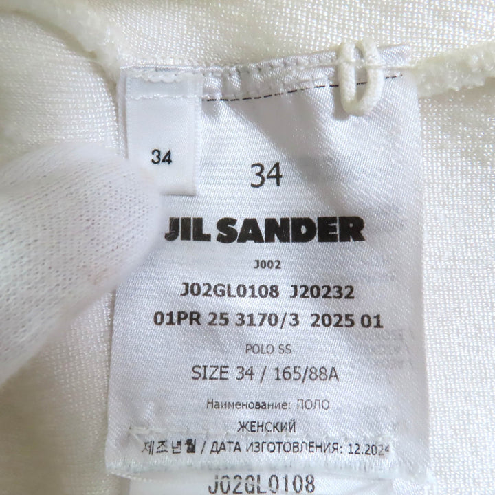 Great JIL SANDER pullover white Rayon Women 34 J02GL0108