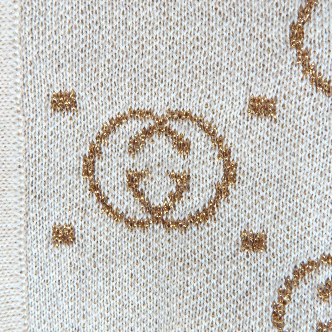 Excellent GUCCI suit Beige gold wool Women 605910/605923