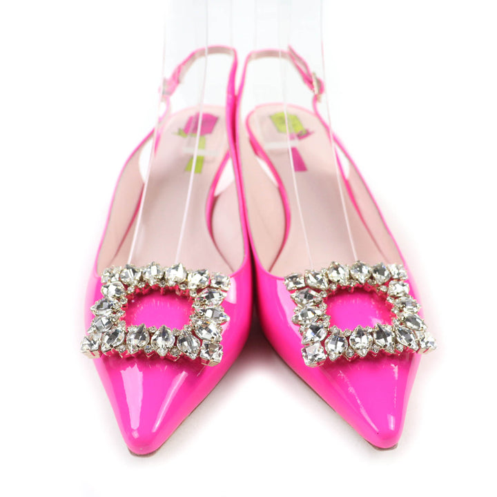 Pristine ROGER VIVIER pumps Virgul Patent Leather pink Patent leather Women 38