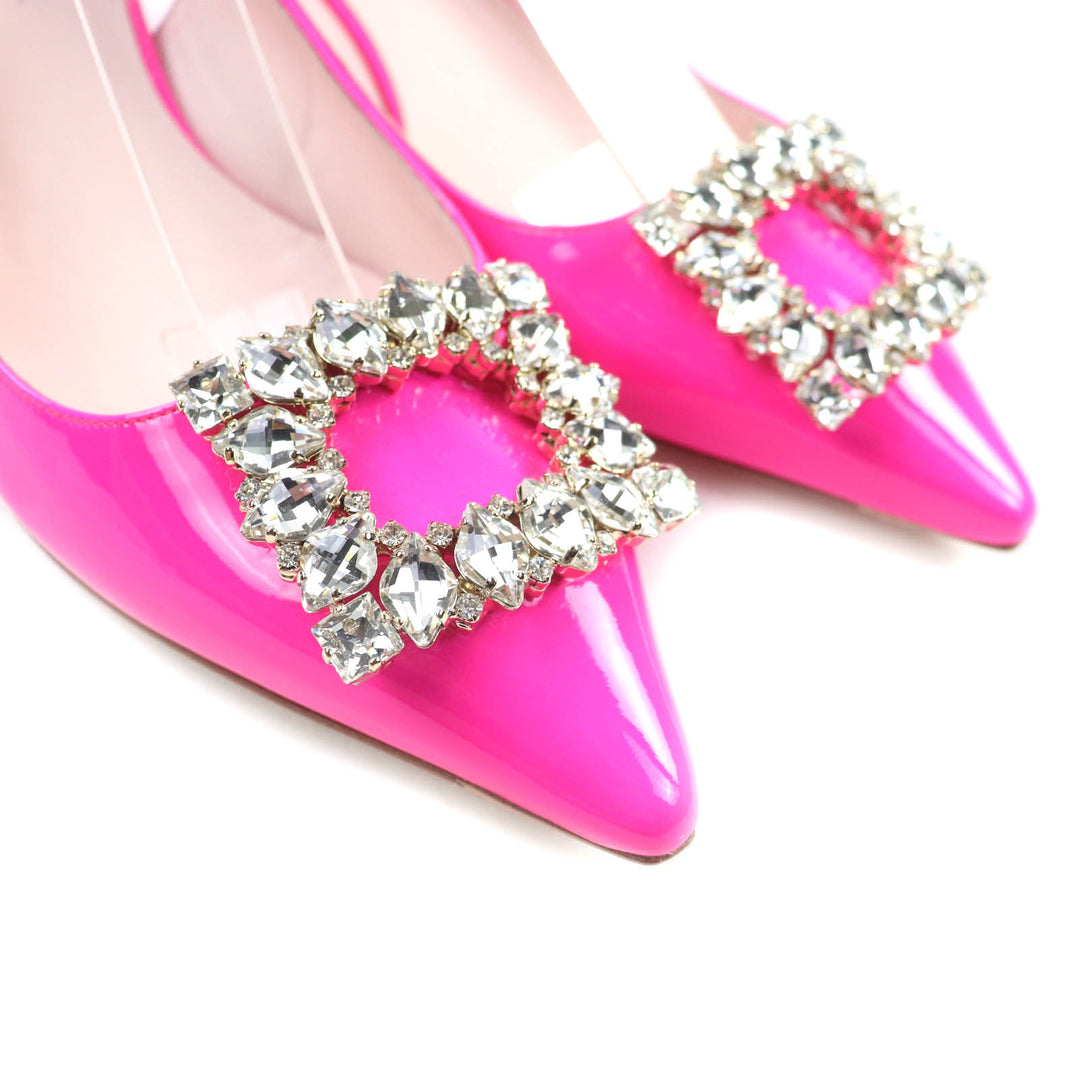 Pristine ROGER VIVIER pumps Virgul Patent Leather pink Patent leather Women 38