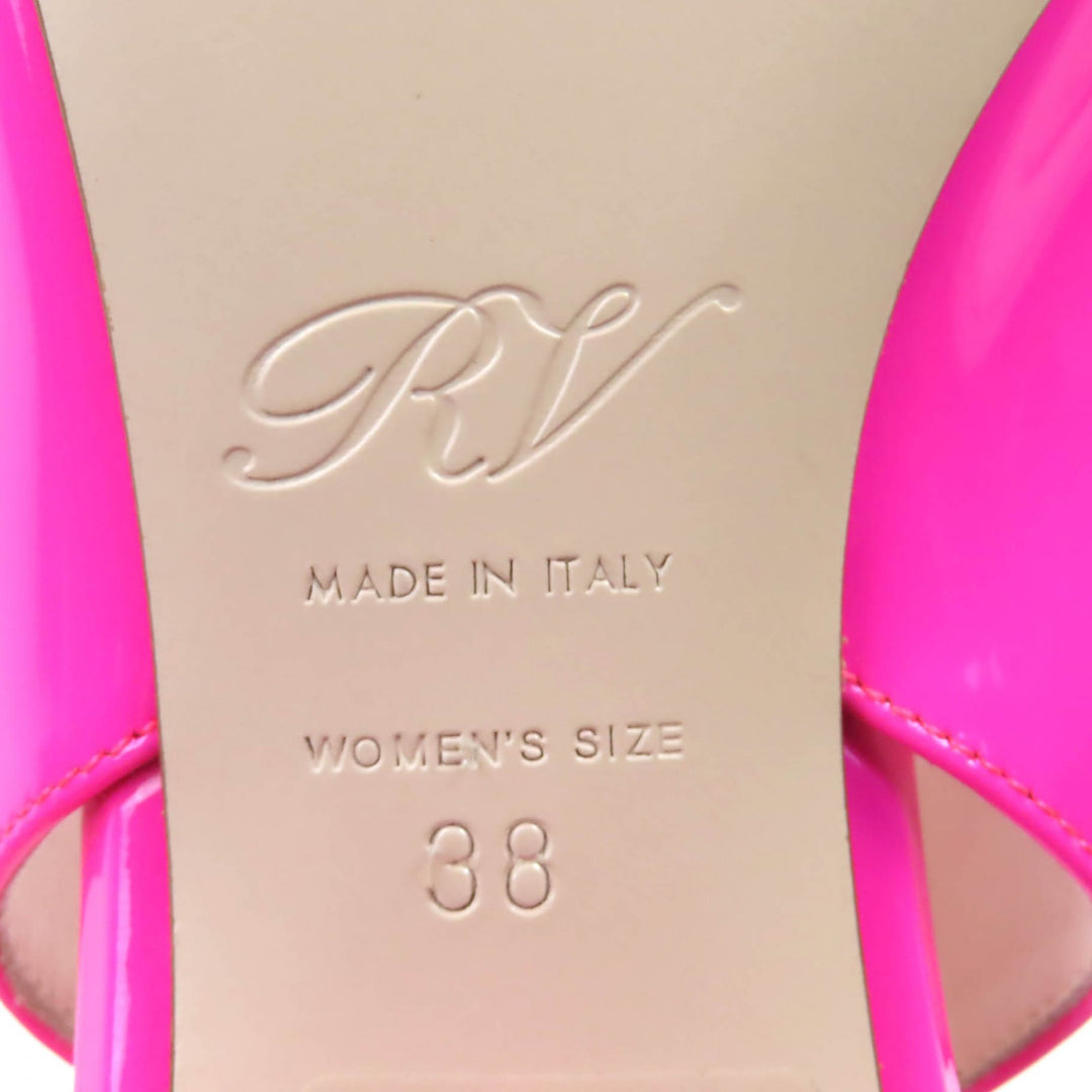 Pristine ROGER VIVIER pumps Virgul Patent Leather pink Patent leather Women 38